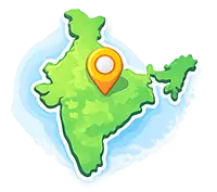 India map icon